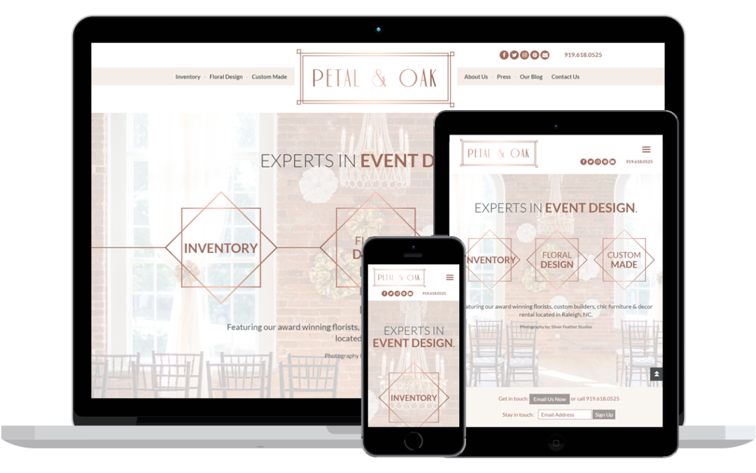 Announcing New Website Launch: Petal & Oak